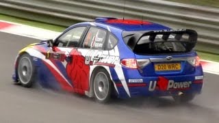 Subaru Impreza WRC2008 S14  In Action with Pure Sounds [upl. by Ridgley]