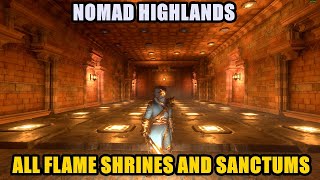 Find all flame shrines and sanctums in the Nomad Highlands Enshrouded [upl. by Jaco]