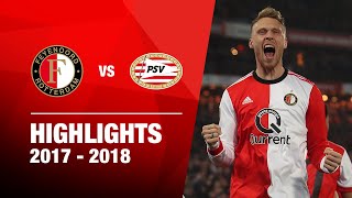 Highlights  Feyenoord  PSV  Kwartfinale KNVB Beker 20172018 [upl. by Coppinger570]