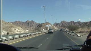 Ras Al Khaimah along by bus to Fujairah [upl. by Seppala866]