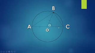 ✅Demostración Angulo Inscrito en una Semicircunferencia Vectorial ✅ [upl. by Lardner]