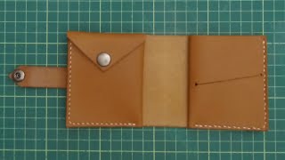 leathercraft makingwallet03 \ 皮革制作錢包03 [upl. by Chivers483]