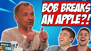 Can BOB MORTIMER Break An Apple In Half With His Bare Hands  WILTY Reaction [upl. by Kizzie]