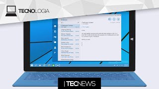 Vejas as principais novidades do WINDOWS 10  TecNews [upl. by Hinda472]