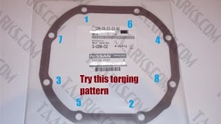 How to replace a differential gasket r200 ep16 [upl. by Lilybelle]