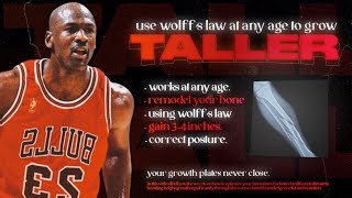 how to GROW taller at ANY AGE using Wolffs Law [upl. by Greggs531]