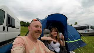 Brow Farm campsite Shropshire in the Berghaus Air 4 Tent In memory of Freddie the dog [upl. by Donovan]