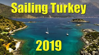 Stunning Turkish anchorages  Sailing A B Sea Ep073 [upl. by Dorr]