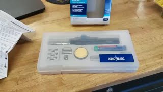 Review Bernzomatic ST550 Cordless Soldering Iron Kit  Home Depot Seeds Review [upl. by Trometer866]