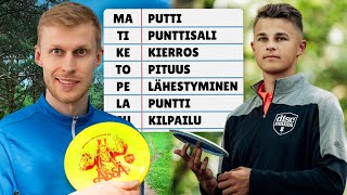 Treenasin viikon kuten Suomen paras frisbeegolfaaja [upl. by Oloap]