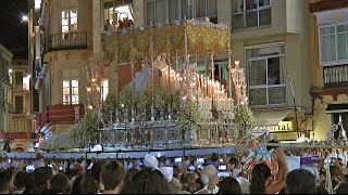 CORONACIÓN VIRGEN DEL ROCÍO MÁLAGA VUELTA PLAZA CONSTITUCIÓN CANCIÓN MALAGA A TI TE CORONA [upl. by Kowal]