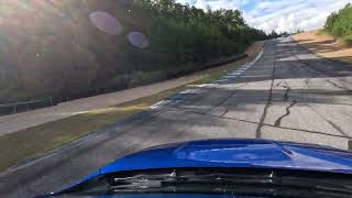 Wrx 2022 track day Atlanta Motorsport park second run hood view [upl. by Cash]