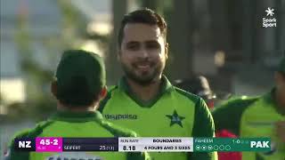 Rizwan Stars In Thriller MATCH HIGHLIGHTS BLACKCAPS v Pakistan 2020 21 3rd T20I [upl. by Bebe]