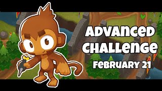 Bloons TD 6  Advanced Challenge Ravine Chimps 1 life [upl. by Orest]