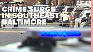 Three homicides totaled in 24 hour Baltimore crime surge [upl. by Ninnette]