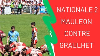 RugbyNationale 2  Mauleon contre Graulhet 2024 [upl. by Ardnwahsal]