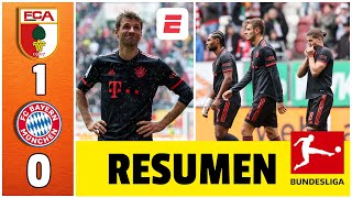 SORPRESA EN ALEMANIA Bayern Munich cayó por 01 ante Augsburgo y es cuarto en la tabla  Bundesliga [upl. by Jarvey]