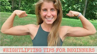 WEIGHTLIFTING TIPS FOR BEGINNERS [upl. by Carpio]