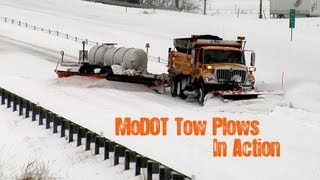 MoDOT Tow Plows In Action [upl. by Anillehs920]