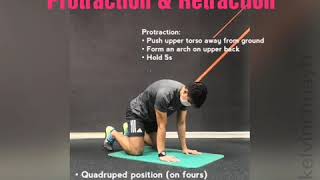 Activation amp Mobilisation  Quadruped Shoulder Protraction amp Retraction [upl. by Ailecnarf]