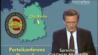 Tagesschau vom 9 November 1989 [upl. by Mlohsihc715]