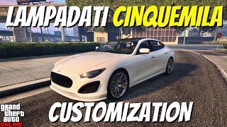 Lampadati Cinquemila Customization  GTA Online [upl. by Carnahan827]