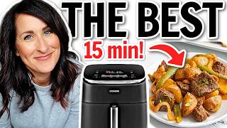 The BEST 15 Minute Air Fryer Recipes → Top 30 Things I ALWAYS Make in the Air Fryer That are FAST [upl. by Kirch]