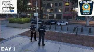 GTA 5  LSPDFR  SPVM  DAY 1 [upl. by Ratcliffe262]