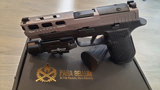 Sig Sauer P320 Wilson Combat Silver Airsoft GBB by Parabellum [upl. by Parsifal]