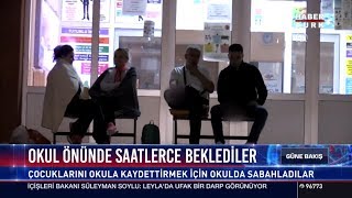 Okulun önünde saatlerce beklediler [upl. by Nacul]