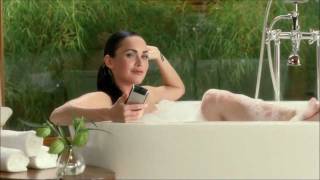 Motorola quotMegan Fox in a Bathtubquot Super bowl Commercial 2012 [upl. by Nyleikcaj]