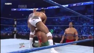 Jinder Mahal debut match in WWE [upl. by Garbers]