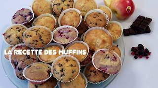 RECETTE DES MUFFINS  Les recettes de Charlotte [upl. by Clarke767]