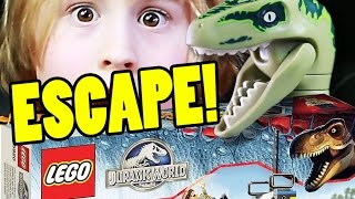 LEGO Jurassic World Raptor Escape Toy Review​​​  Beaus Toy Farm​​​ [upl. by Sifan]