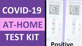 How to Take a COVID19 Antigen Home Test Flowflex  Positive vs Negative COVID19 Test [upl. by Ellehcan]