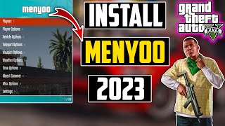 How to Install MENYOO TRAINER in GTA 5  NEW VERSION 2023  STEP BY STEP IN HINDI [upl. by Nahtannhoj]