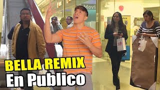 BELLA REMIX  Wolfine y Maluma  CANTO EN PÚBLICO [upl. by Ahcarb54]