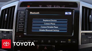 2013 Land Cruiser HowTo Bluetooth®  Toyota [upl. by Htbazile844]