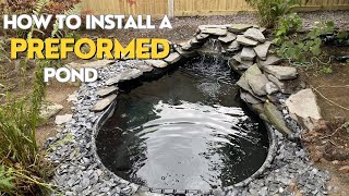 Building a Preformed Pond with a few extras [upl. by Scheer]