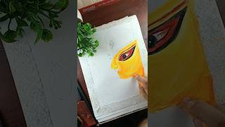 Maa Durga❣️ drawing with soft pastel 💝art youtube [upl. by Eenwahs379]