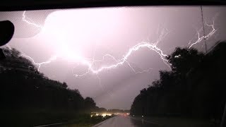 Unwetter in NRW am 9062014 Sehr hohe Blitzrate [upl. by Ahsemrac]