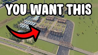 Creating the BEST water treatment plant in Cities Skylines AGAIN [upl. by Sorensen]