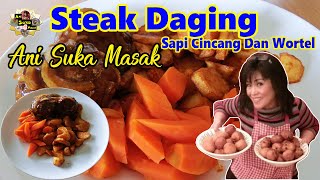 Steak Daging Sapi Cincang Dan Wortel  Kentang Goreng [upl. by Alage]