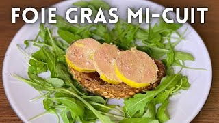 Foie de gras MiCuit Fêtes 2022  Cuisson sous vide [upl. by Kreegar590]