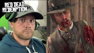 John Marstons Death Reaction  Red Dead Redemption [upl. by Hareema776]