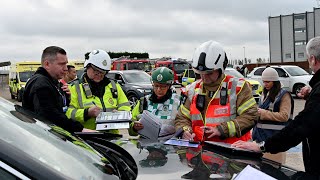 Operation Callicarpa exercise at Silverstone [upl. by Frye220]