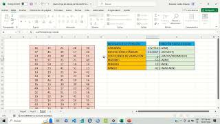 Varianza desviación estándar y coeficiente de variación en Excel [upl. by Ailesor]