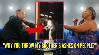 Orlando Brown Gets Heated With Jaguar Wright Over Throwing Ashes Of Her Deceased Son On People [upl. by Naginnarb]