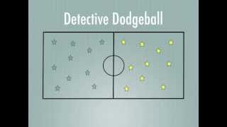 Physical Education Games  Detective Dodgeball [upl. by Yenhpad420]