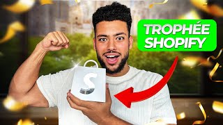 Ecommerce  Comment j’ai reçu le Trophée Shopify 10000 ventes en moins d’un an [upl. by Artemis683]